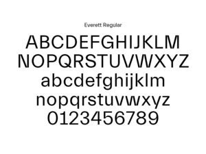 Everett font family picture n°9 by Nolan Paparelli
